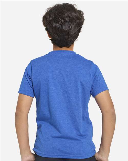 Youth Epic CVC T-Shirt - Heather Royal Back