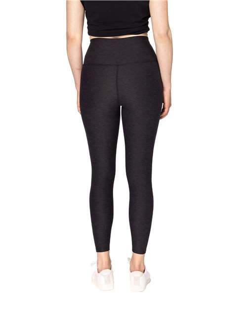 Women's Impact Leggings - Black Heather Back