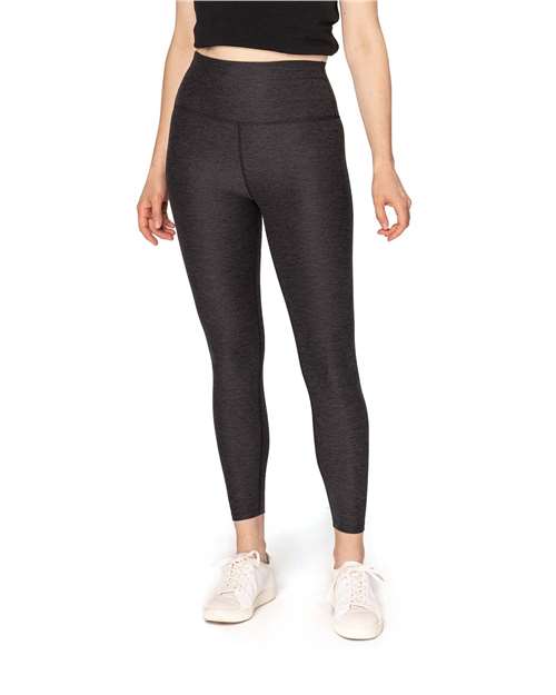Women's Impact Leggings - Black Heather Front