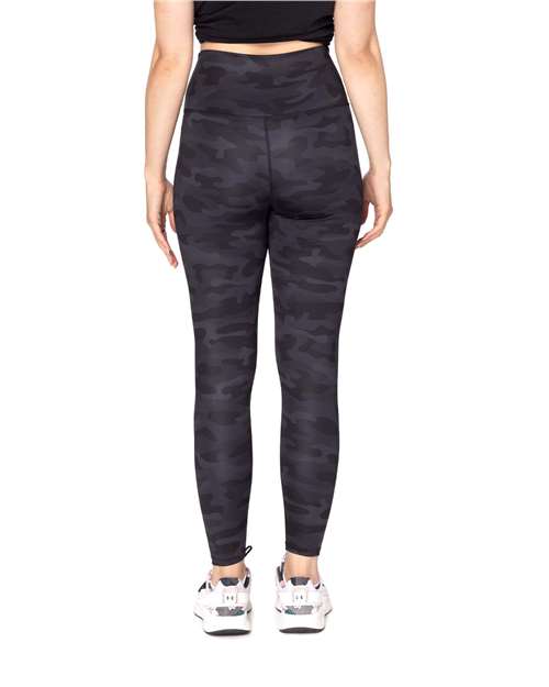 Women's Impact Leggings - Dark Camo Back