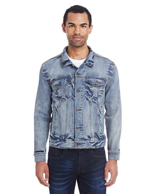 Unisex Denim Jacket - Light Denim Front