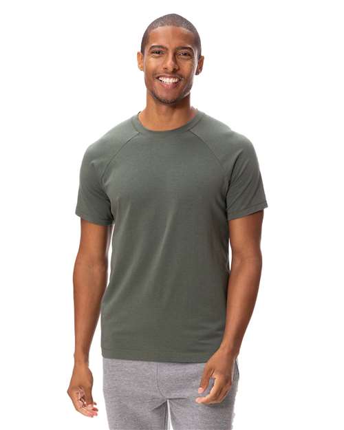 Unisex Impact Raglan T-Shirt - Army Front
