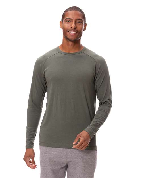 Unisex Impact Long-Sleeve T-Shirt - Army Front