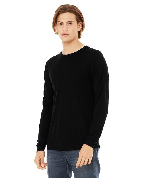 Unisex Jersey Long Sleeve Tee - Sand Dune Front