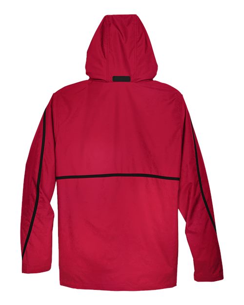 Unisex Conquest Jacket with Mesh Lining - Sport Red Back