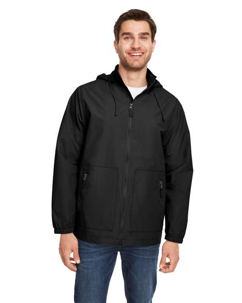 Team 365 Unisex Zone HydroSport™ Storm Flap Jacket - Model Front