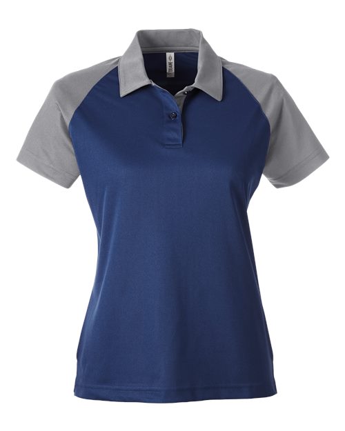 Women's Command Snag-Protection Colorblock Polo - Sport Dark Navy/ Sport Graphite Front
