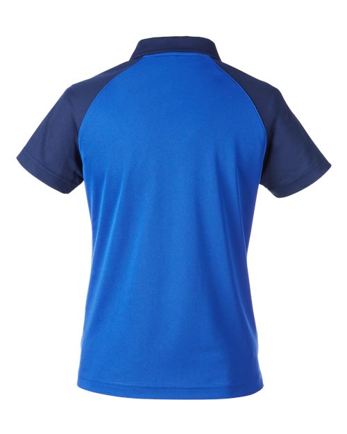 Women's Command Snag-Protection Colorblock Polo - Sport Royal/ Sport Dark Navy Back