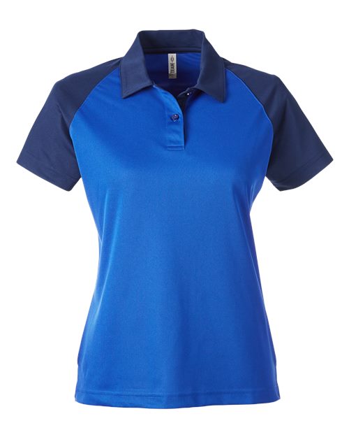 Women's Command Snag-Protection Colorblock Polo - Sport Royal/ Sport Dark Navy Front