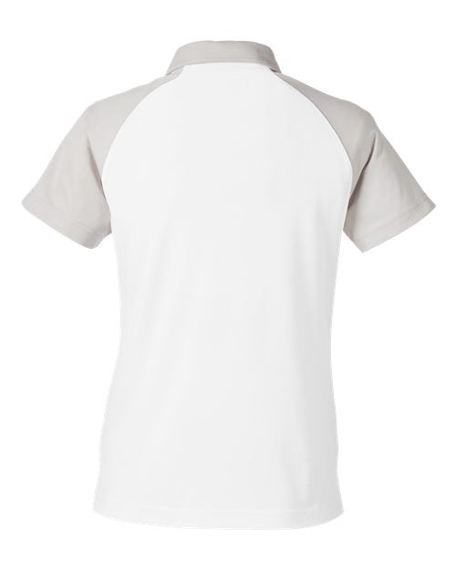 Women's Command Snag-Protection Colorblock Polo - White/ Sport Silver Back