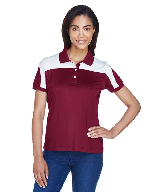 Team 365 Women's Victor Performance Polo - Model Front