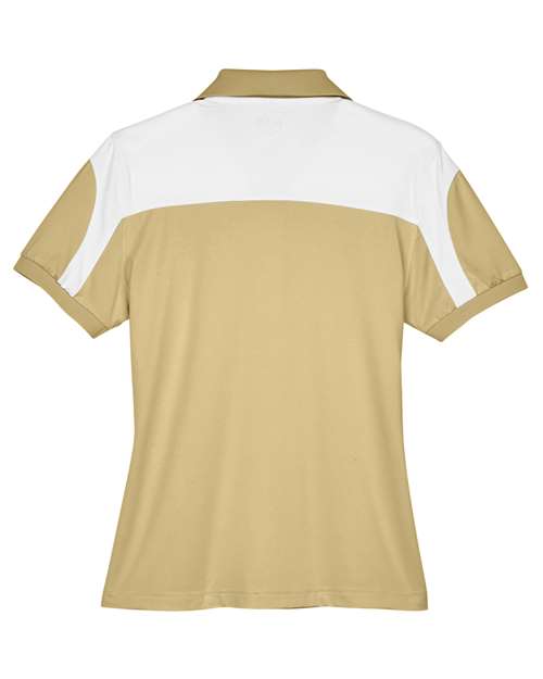 Women's Victor Performance Polo - Sport Vegas Gold Back