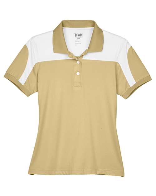 Women's Victor Performance Polo - Sport Vegas Gold Front