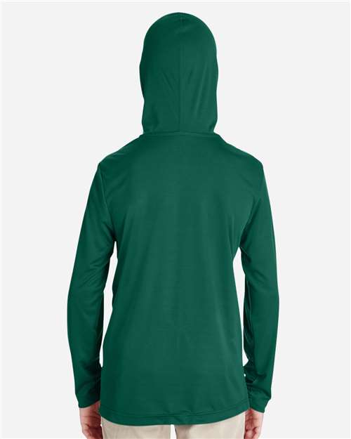 Youth Zone Performance Hooded T-Shirt - Sport Forest Back