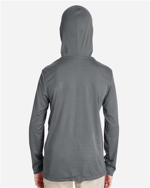 Youth Zone Performance Hooded T-Shirt - Sport Graphite Back