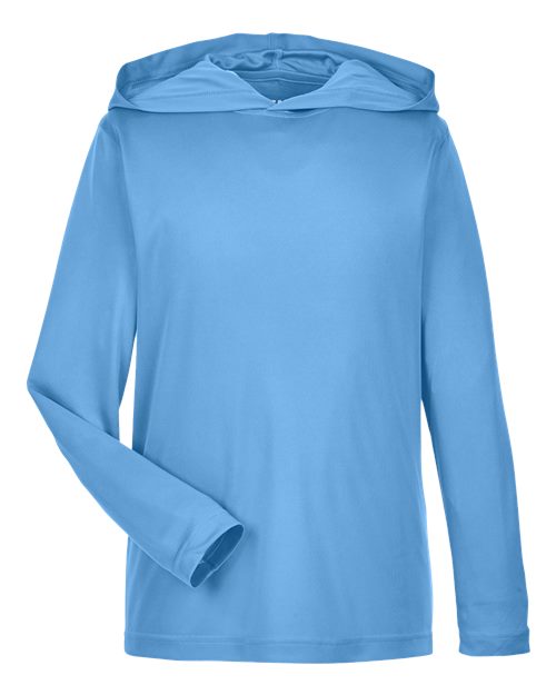 Youth Zone Performance Hooded T-Shirt - Sport Light Blue Front