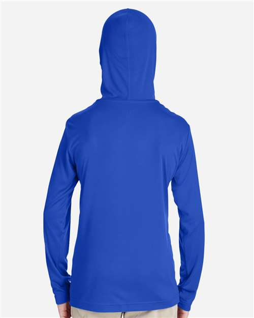 Youth Zone Performance Hooded T-Shirt - Sport Royal Back
