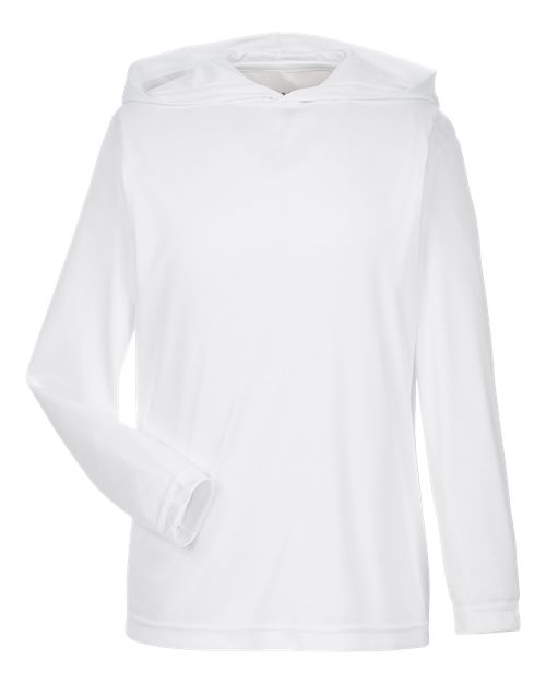Youth Zone Performance Hooded T-Shirt - White Front