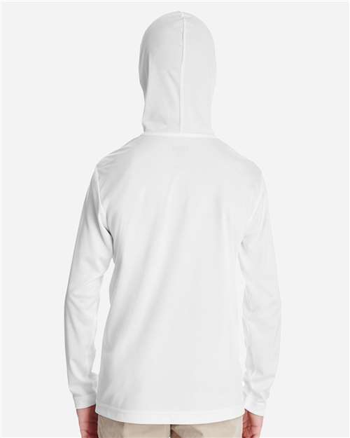 Youth Zone Performance Hooded T-Shirt - White Back