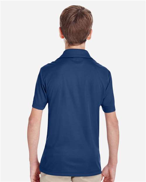 Youth Zone Performance Polo - Sport Dark Navy Back