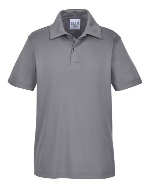 Youth Zone Performance Polo - Sport Graphite Front