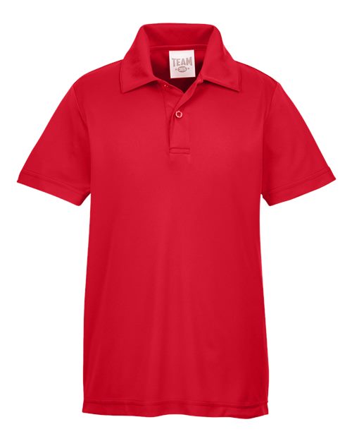 Youth Zone Performance Polo - Sport Red Front