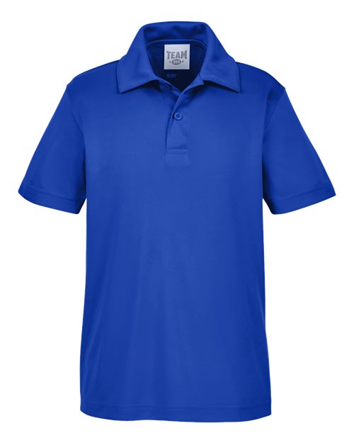 Youth Zone Performance Polo - Sport Royal Front