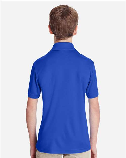 Youth Zone Performance Polo - Sport Royal Back
