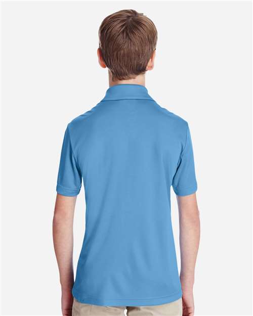 Youth Zone Performance Polo - Sport Light Blue Back
