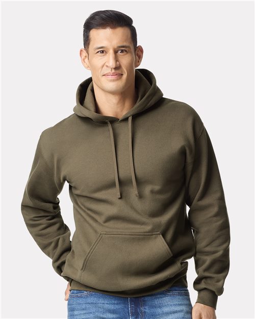 Unisex Hammer™ Maxweight Hooded Sweatshirt - Dark Chocolate Front