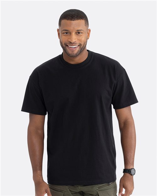 Heavyweight T-Shirt - Heather Forest Green Front