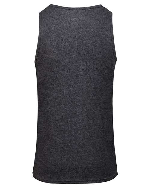 Unisex Tri-Blend Tank Top - Black Triblend Back