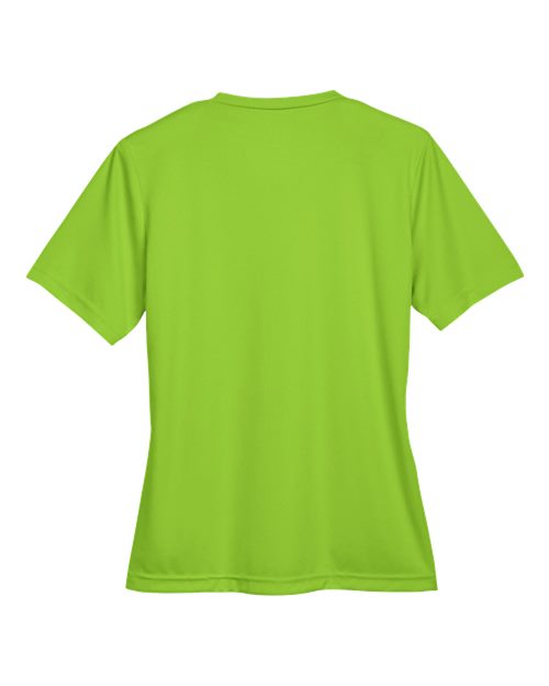 Women's Zone Performance T-Shirt - Acid Green Back
