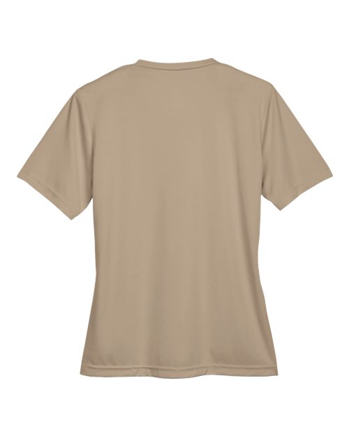 Women's Zone Performance T-Shirt - Desert Khaki Back