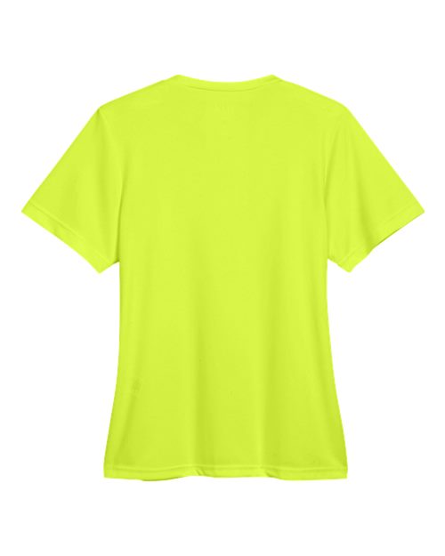 Women's Zone Performance T-Shirt - Safety Yellow Back