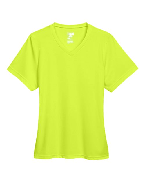 Women's Zone Performance T-Shirt - Safety Yellow Front