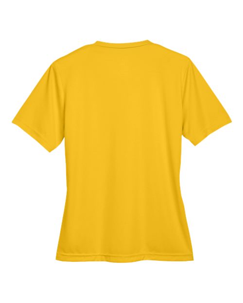 Women's Zone Performance T-Shirt - Sport Athletic Gold Back