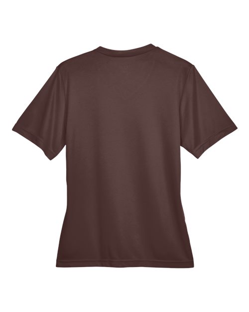 Women's Zone Performance T-Shirt - Sport Dark Brown Back