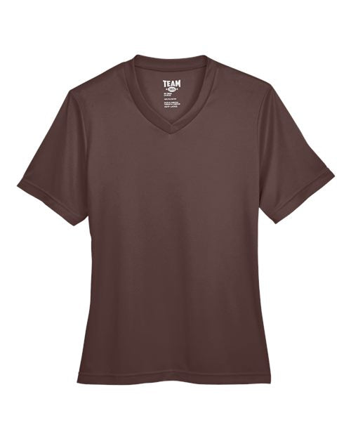 Women's Zone Performance T-Shirt - Sport Dark Brown Front