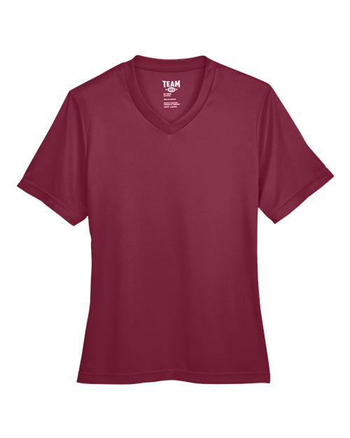Women's Zone Performance T-Shirt - Sport Maroon Front