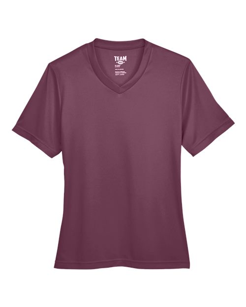 Women's Zone Performance T-Shirt - Sport Dark Maroon Front