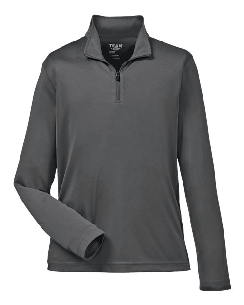 Youth Zone Performance Quarter-Zip Pullover - Sport Graphite Front