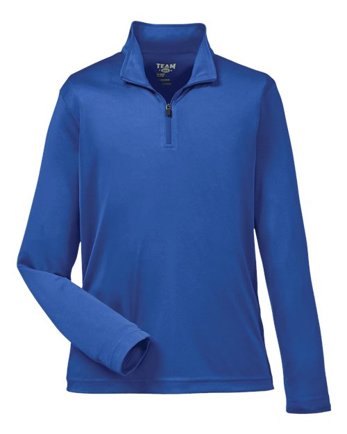 Youth Zone Performance Quarter-Zip Pullover - Sport Royal Front
