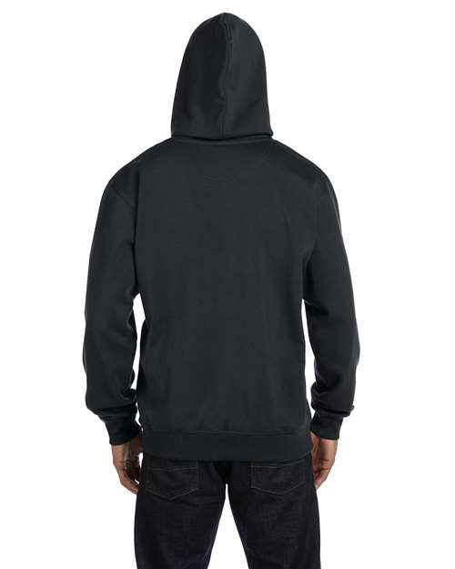 Unisex Heritage Hooded Sweatshirt - Charcoal Back