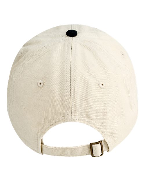 Eco Baseball Cap - Oyster/ Black Back