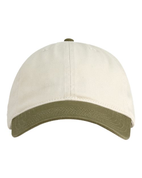 Eco Baseball Cap - Oyster/ Jungle Front