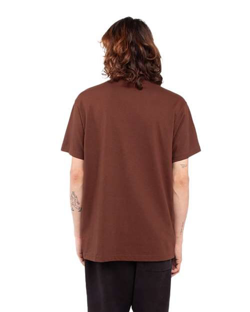 Unisex Active T-Shirt - Brown Back
