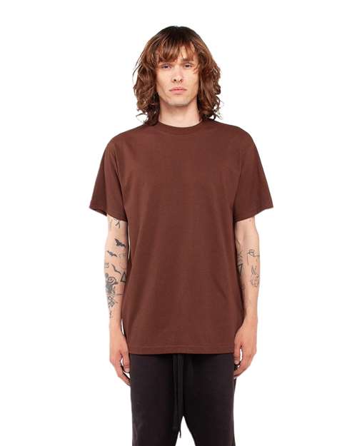 Unisex Active T-Shirt - Brown Front