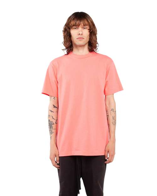 Unisex Active T-Shirt - Coral Front