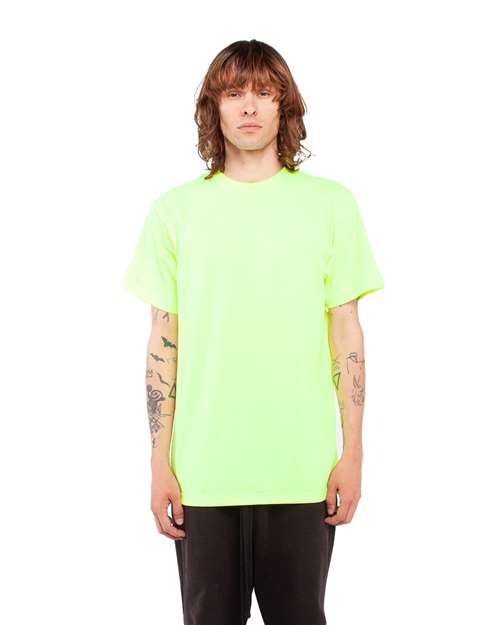 Unisex Active T-Shirt - Lime Front